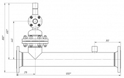 Статический смеситель нефтяной СНВ-150-1-2,5