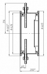 Статический смеситель СНР-400-5